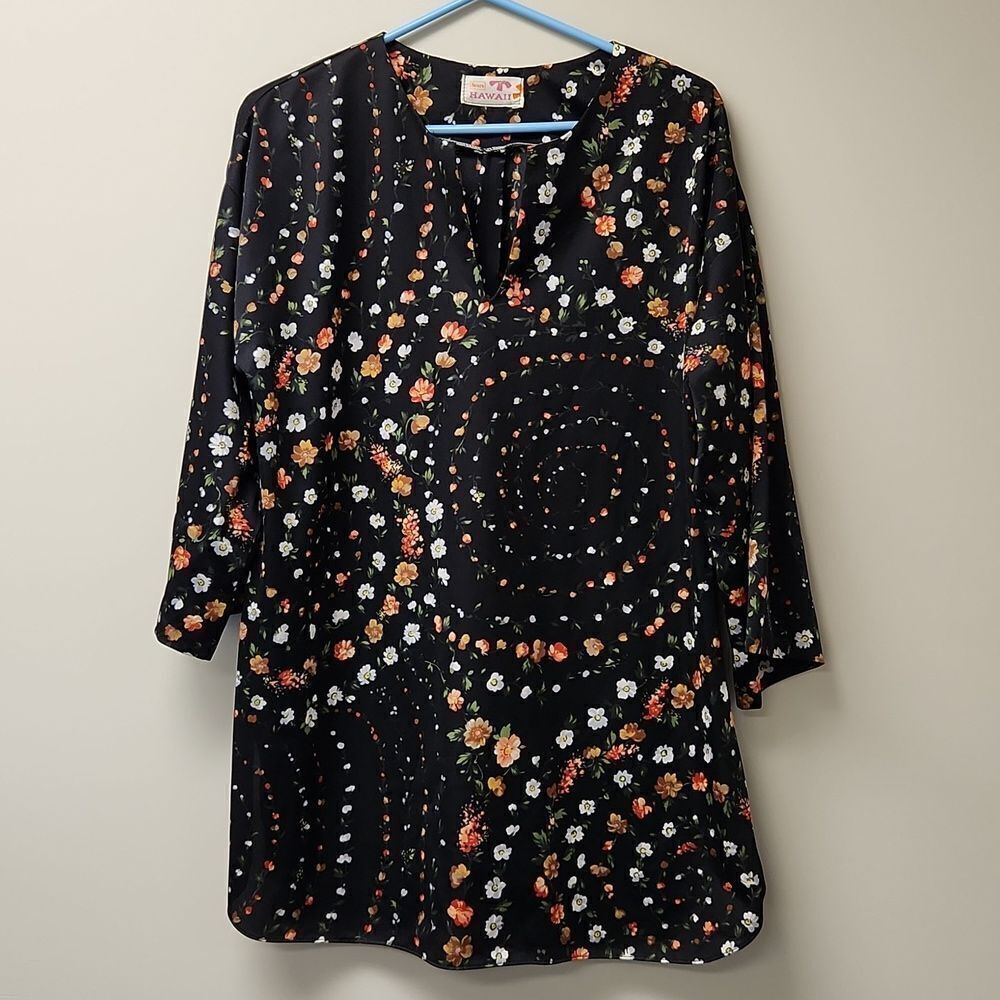 Vintage Sears Hawaii Lei Top XL